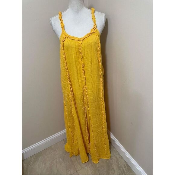 NWT Free People McKinley Ruffle Maxi Dress Size S - Picture 5 of 10